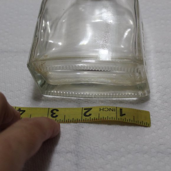 Vintage 1975-85`s transparent bottle Glass mini Bottles - Picture 5 of 10
